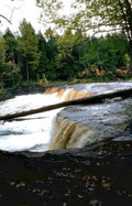 waterfall minnehaha autumn Vintage A4 Photo Print