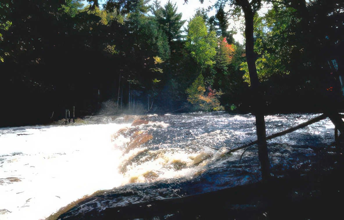 waterfall minnehaha falls 1 Vintage A4 Photo Print