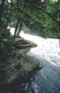 waterfall minnehaha falls 2 Vintage A4 Photo Print