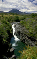 waterfall mountain nz 1980s 1990s A4 Photo Print