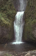 waterfall multnomah falls 3 Vintage A4 Photo Print