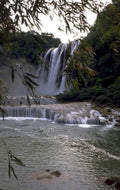 waterfall pool figures 1980s 1990s A4 Photo Print