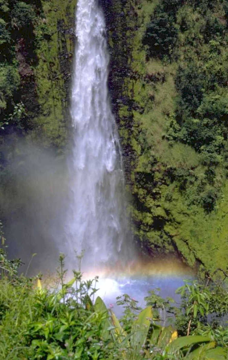 waterfall rainbow na 1980s 1990s A4 Photo Print