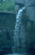 waterfall rock concrete Vintage A4 Photo Print