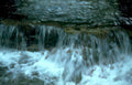 waterfall streams rocks Vintage A4 Photo Print