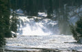 waterfall yellowstone winter GIGA 2