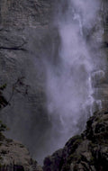 waterfall yosemite mist 1980s 1990s A4 Photo Print