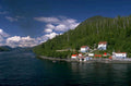 waterfront buildings alaska 1980s 1990s A4 Photo Print