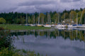 waterfront sailboats puget 1980s 1990s A4 Photo Print