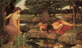 waterhouse Narcissus Art A4 Photo Print