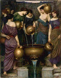 waterhouse The Danaides Art A4 Photo Print