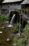 waterwheel mill swiss 1980s 1990s A4 Photo Print