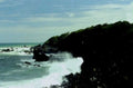 wave cliff patagonia1980s 1990s A4 Photo Print