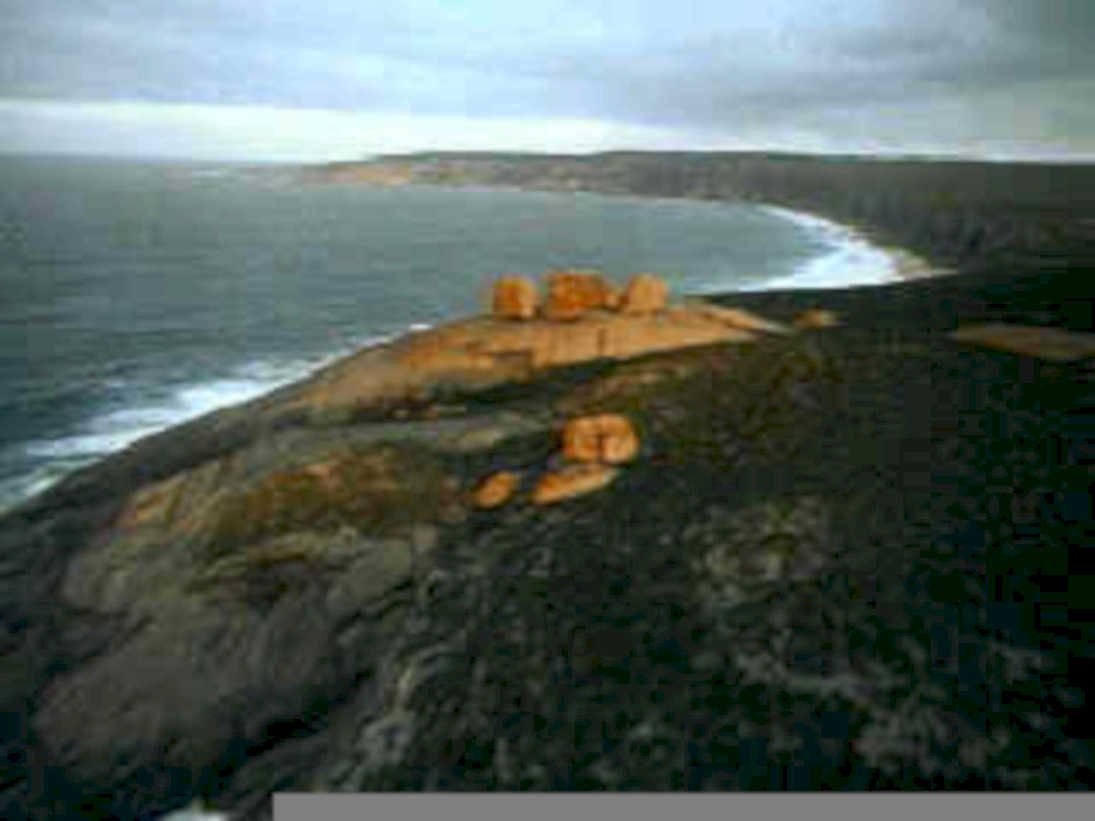 wave rock coast1980s 1990s A4 Photo Print