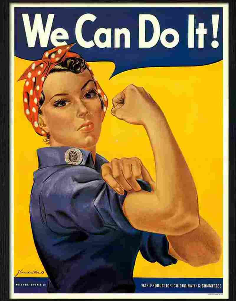 we can do it miller war poster 1942 2 Advert A4 Photo Print