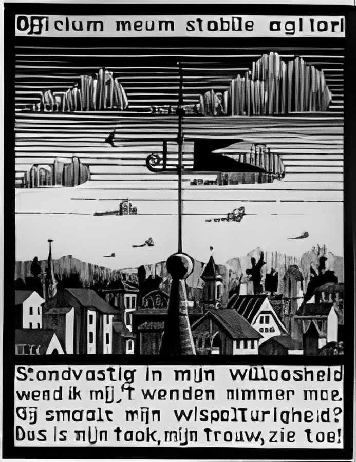 weather vane mc escher 1931 A4 Photo Print