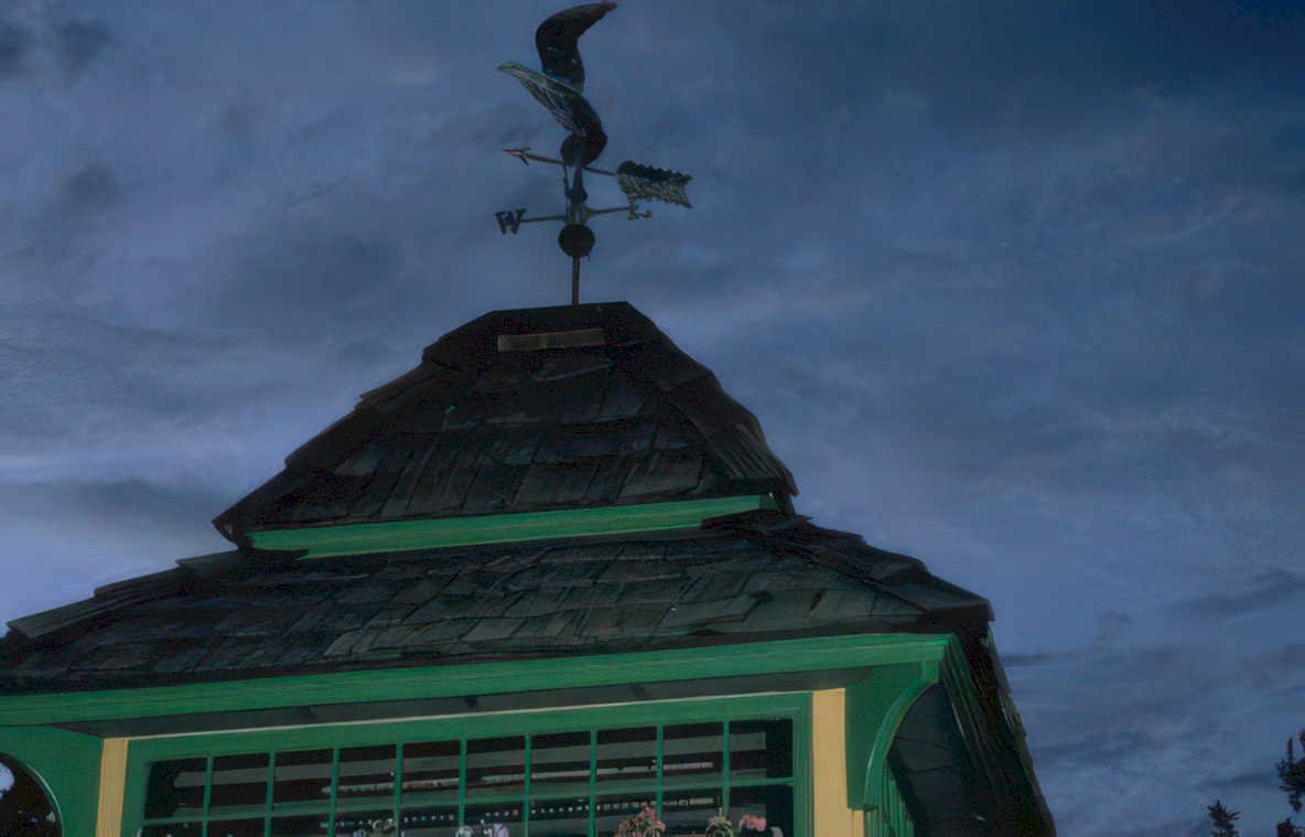 weather vane tower Vintage A4 Photo Print