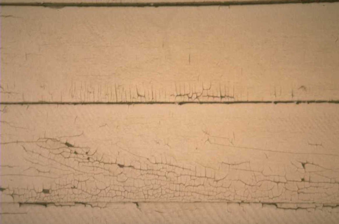 weathered wood siding 1980s 1990s A4 Photo Print
