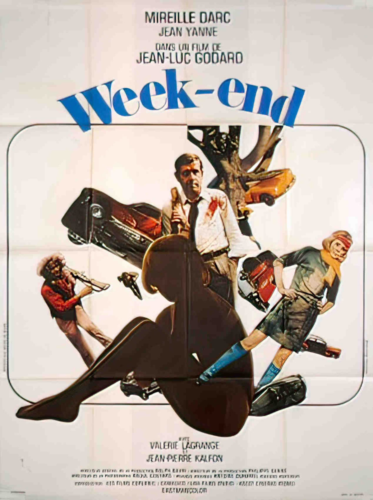 week end Advert A4 Photo Print