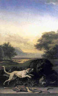 weenj Boar Hunt Art A4 Photo Print