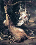 weenj Dead Hare and Partridges Art A4 Photo Print
