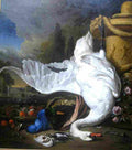 weenj Dead Swan Art A4 Photo Print