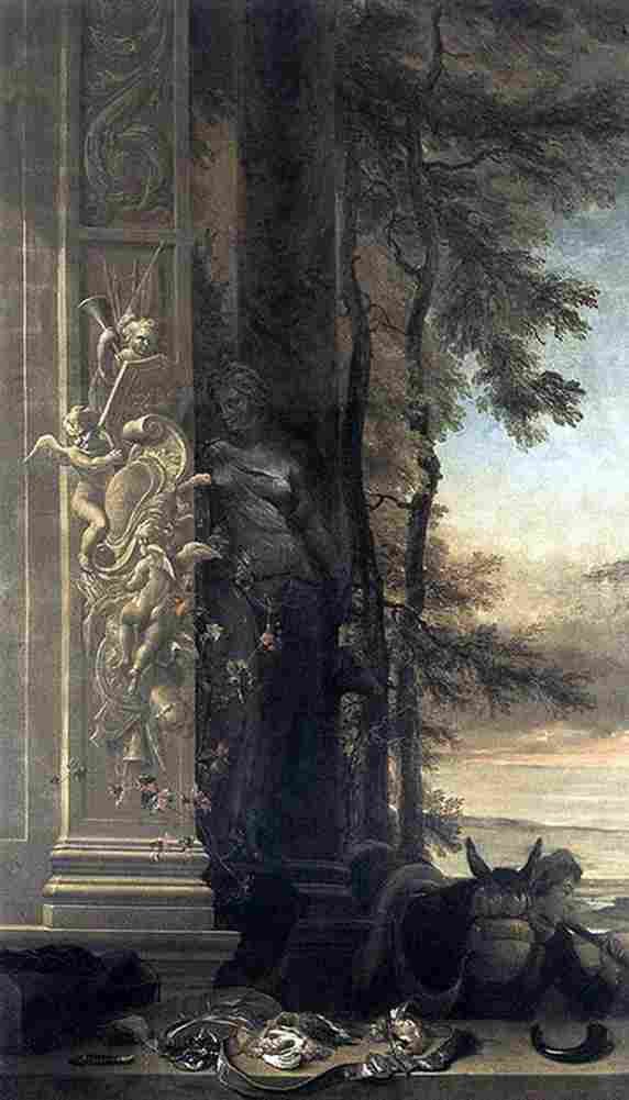 weenj Game Still Life with Statue of Diana Art A4 Photo Print
