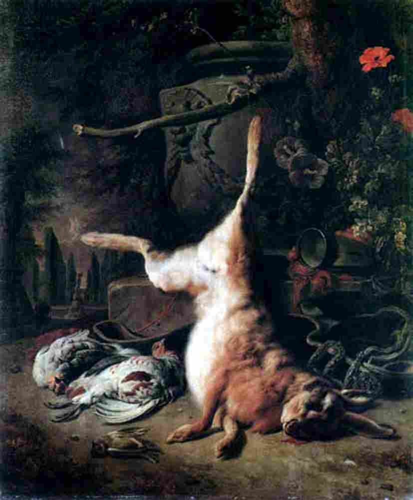 weenj Still Life with Rabbit Art A4 Photo Print