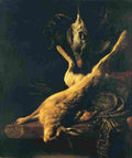 weenj Still life with Hare Hunting Trophies and the Perdreau Art A4 Photo Print