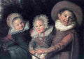 weenj Three Children with a Goat Art A4 Photo Print