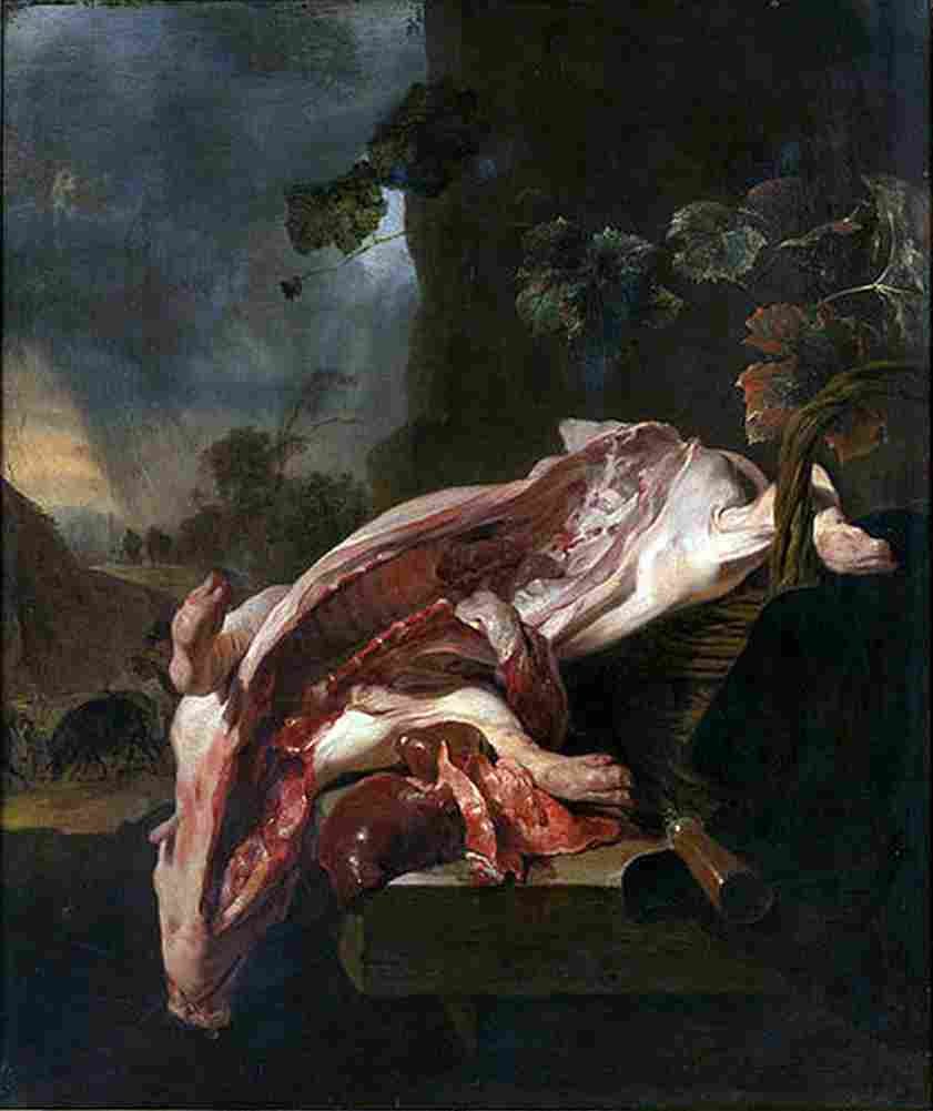 weenpap A Pig s Carcase Art A4 Photo Print