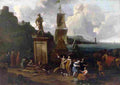 weenpap school Statue of Neptune in a port Art A4 Photo Print