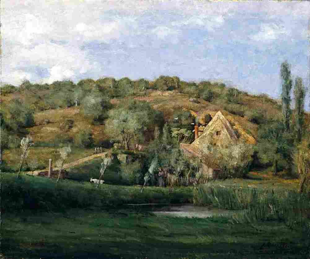 weir A French Homestead Art A4 Photo Print