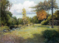 weir Autumn Days Art A4 Photo Print