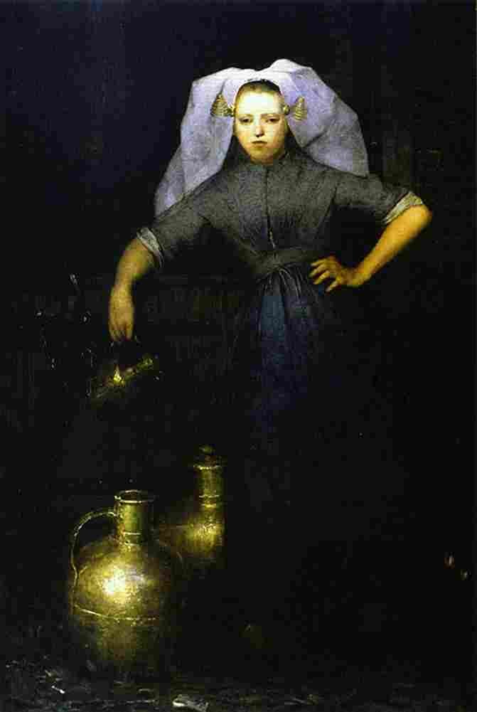 weir Milkmaid of Popindrecht Art A4 Photo Print
