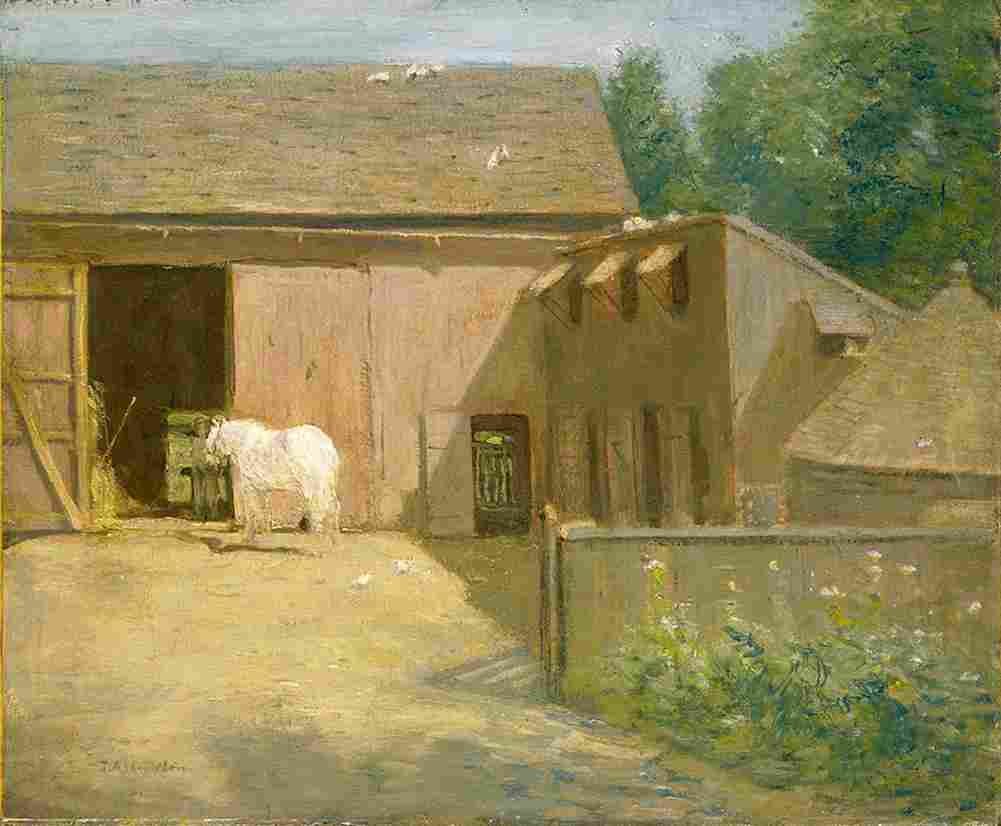 weir New England Barnyard Art A4 Photo Print