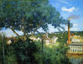 weir The Factory Village Art A4 Photo Print