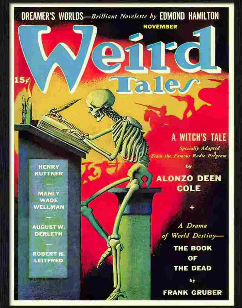 weird tales november 1941 Advert A4 Photo Print