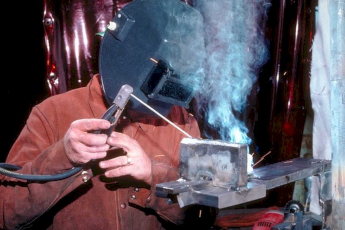 welding process blueflame1980s 1990s A4 Photo Print