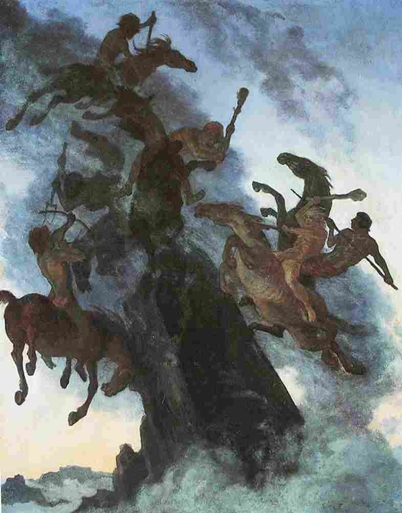 welt Fog Riders Art A4 Photo Print