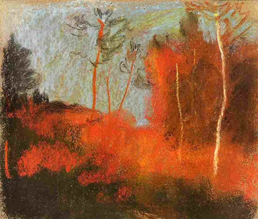 welt Forest in Autumn Art A4 Photo Print