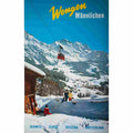wengen maennlichen a baumann 1958 2 Advert A4 Photo Print