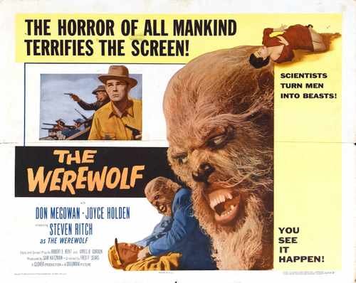 werewolf 1954  02 film star poster A4 Photo Print