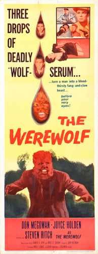 werewolf 1954  04 film star poster A4 Photo Print