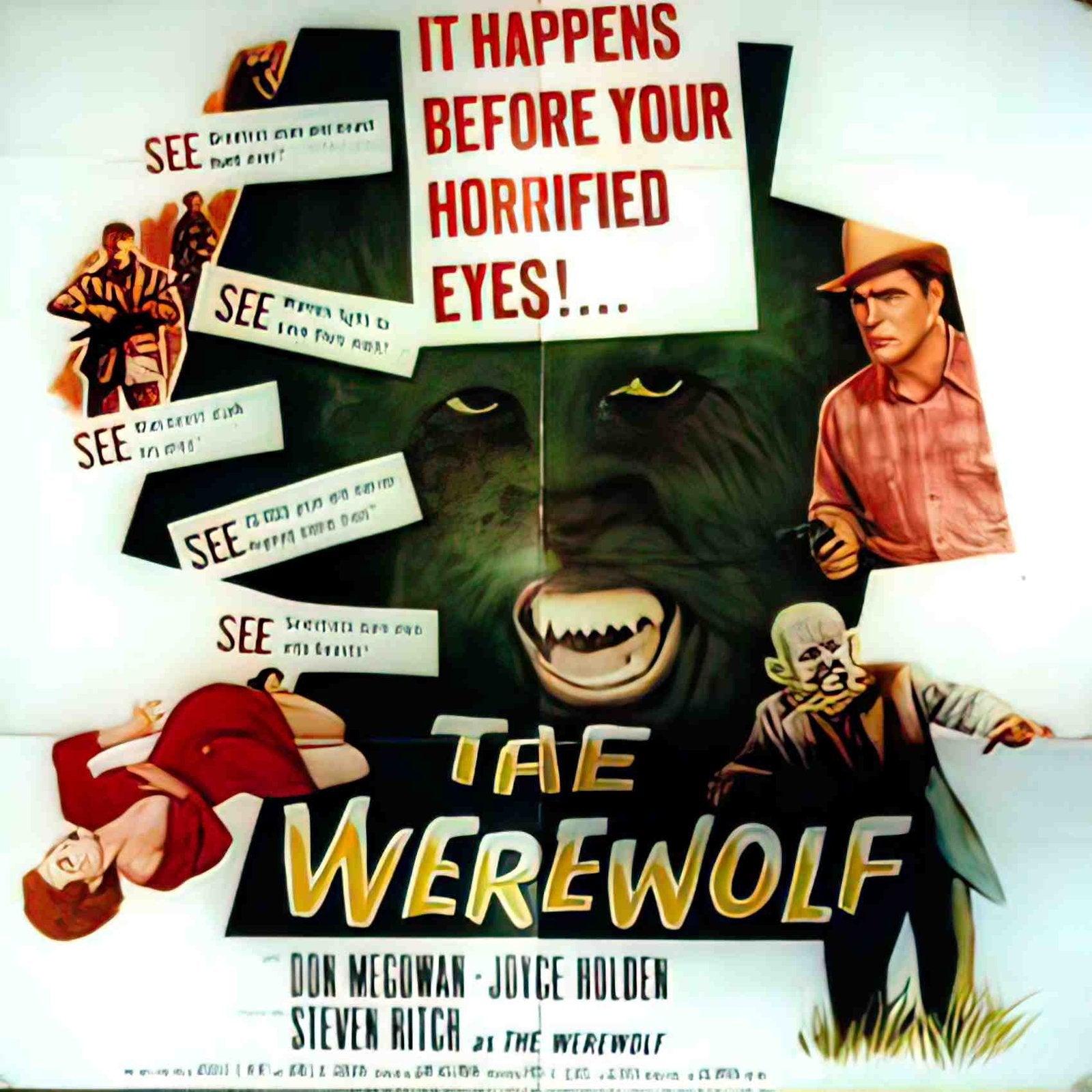 werewolf the us 6sh Advert A4 Photo Print
