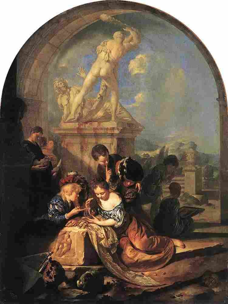 werff An Allegory of Virtue Art A4 Photo Print