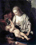 werff Holy Family Art A4 Photo Print