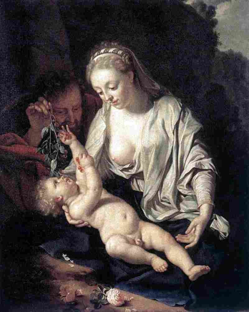 werff Holy Family Art A4 Photo Print