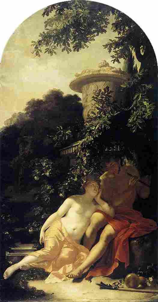 werff Shepherd and Shepherdess two Art A4 Photo Print