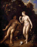 werff a Adam and Eve Art A4 Photo Print